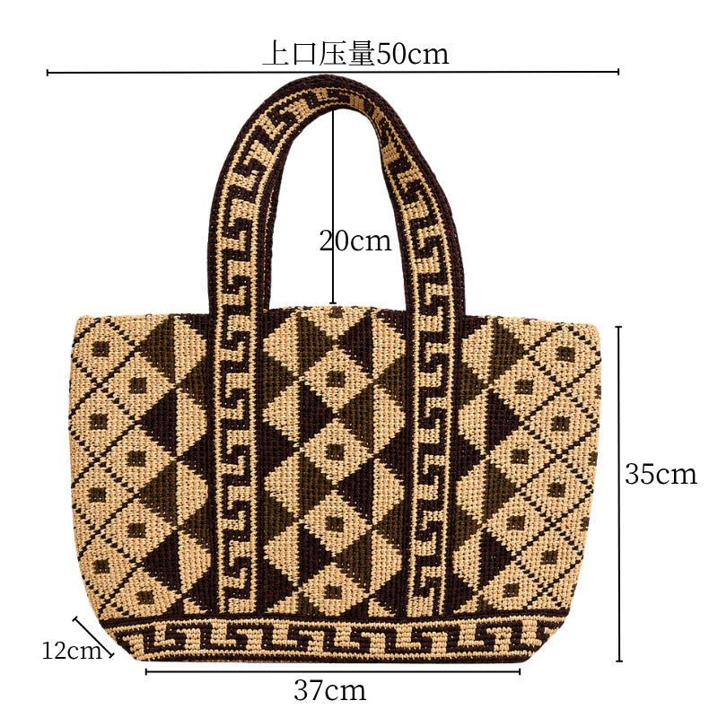 Fashionable and Practical Wicker Bag Bowlift