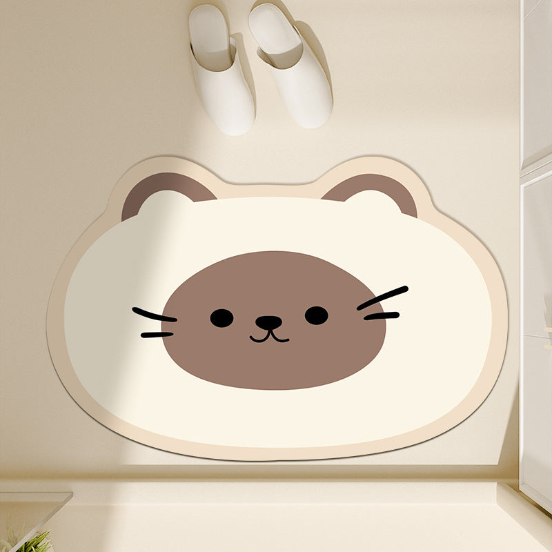 Cute Koala Shaped Floor Mat
