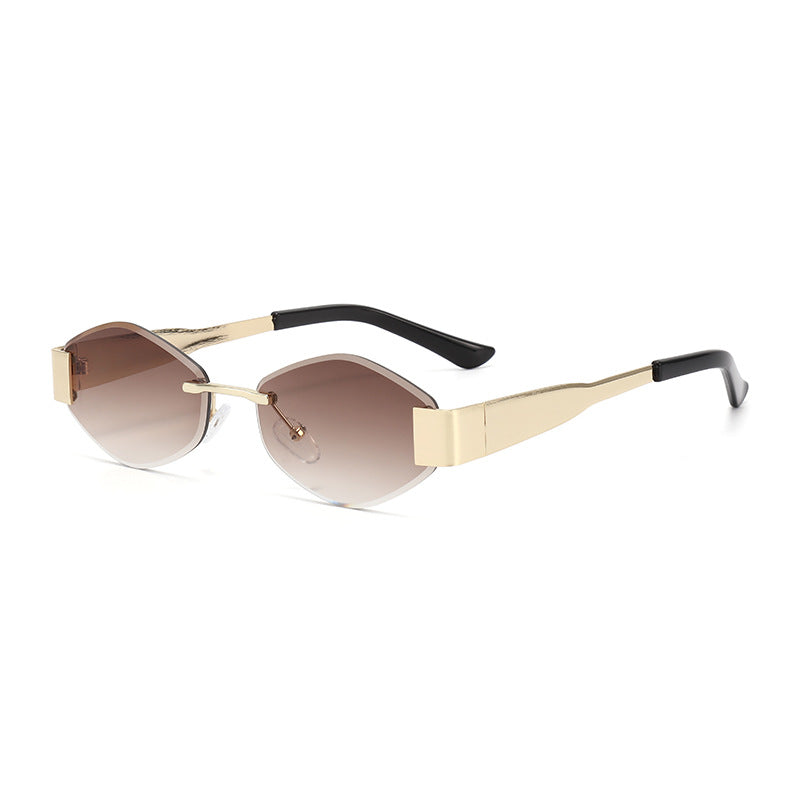 Women's fashionable sunglasses with elegant octagonal frame and UV protection Bowlift