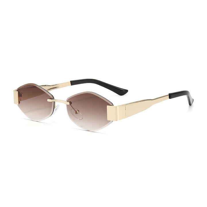 Women's fashionable sunglasses with elegant octagonal frame and UV protection Bowlift