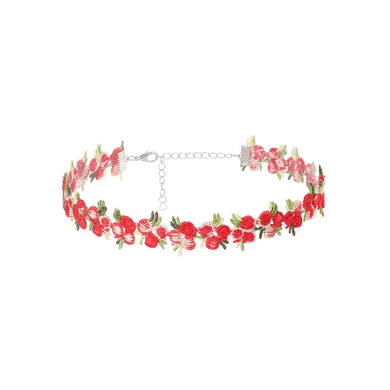 Floral Choker Necklace Bowlift