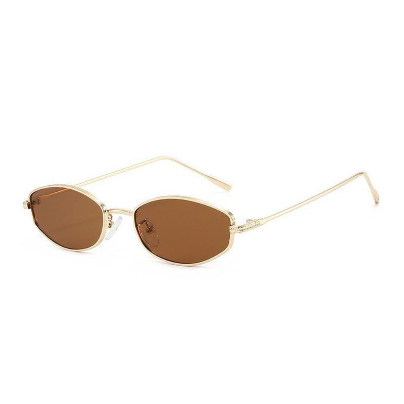 Ladies' fashionable sunglasses in minimalist oval design Bowlift