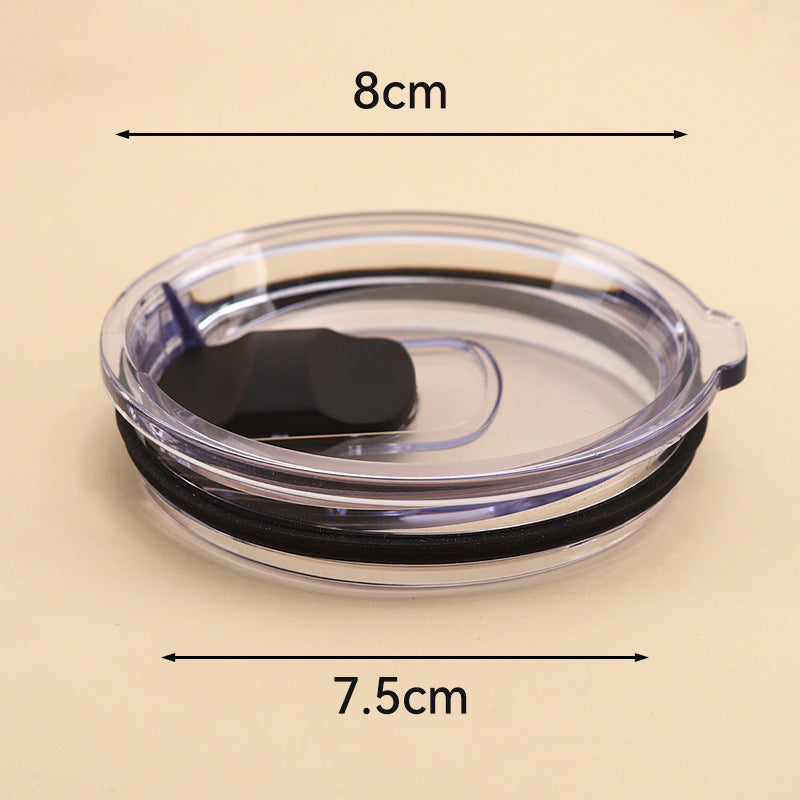 Spillproof Replacement Insulated Tumbler Lid With Silicone Gasket Flip Drinking Cover