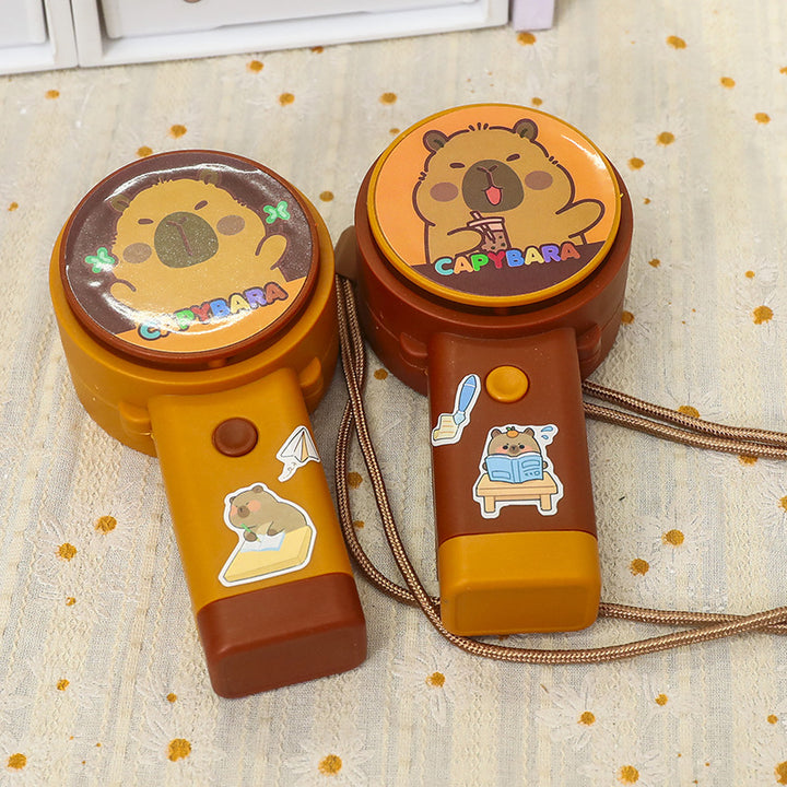 Women's Creative Hand Fan with Charming Animal Design Bowlift