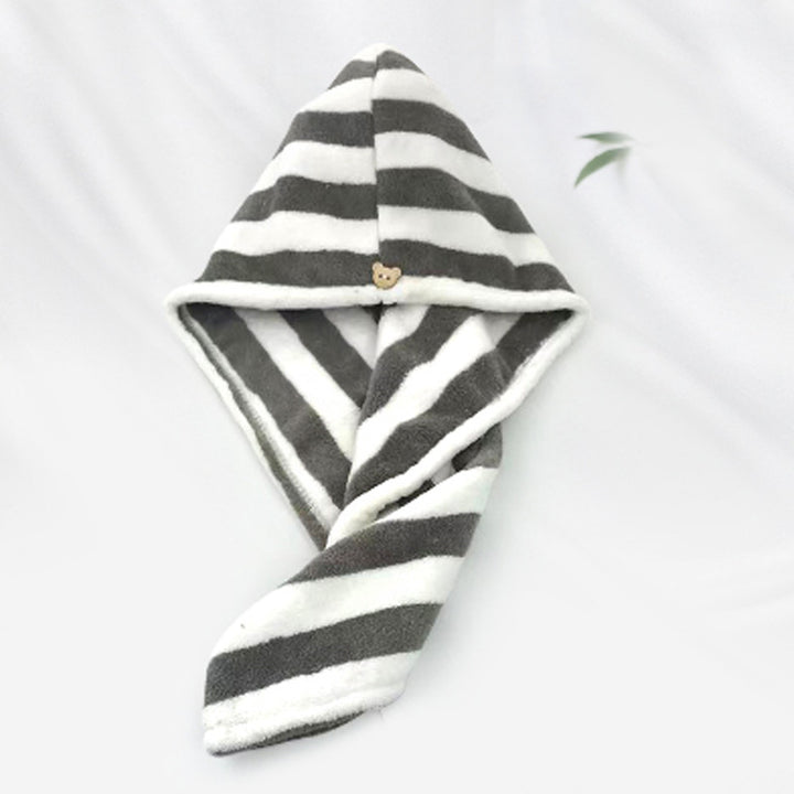 Cozy terry bath poncho with hood Bowlift