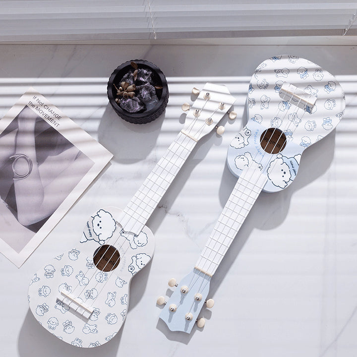 Cartoon-Themed Ukulele Bowlift