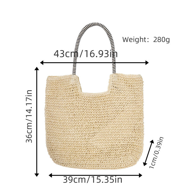 Large Braided Tote Bag Bowlift