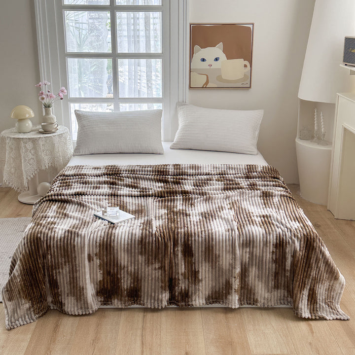 Ultra-Soft Rippled Plush Blanket