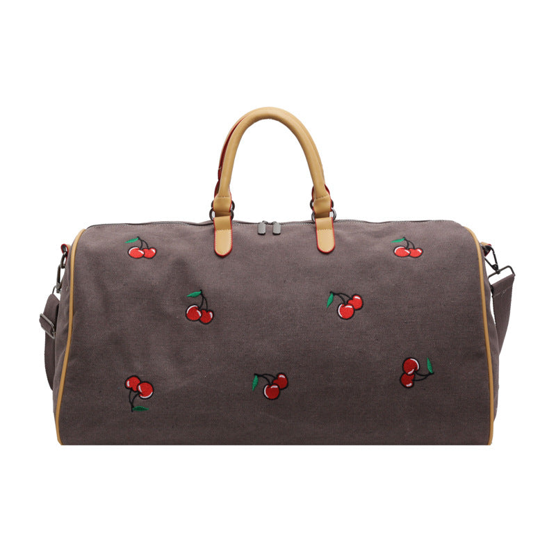 Elegant Embroidered Travel Duffle Bag Bowlift