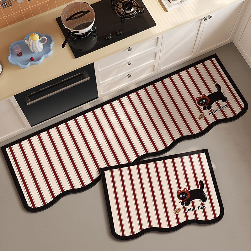Funny Cat-Themed Kitchen Mat