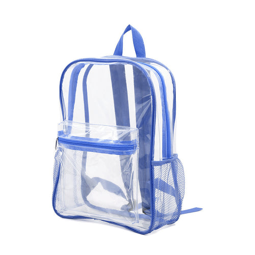 Transparent backpack with practical organizer Bowlift