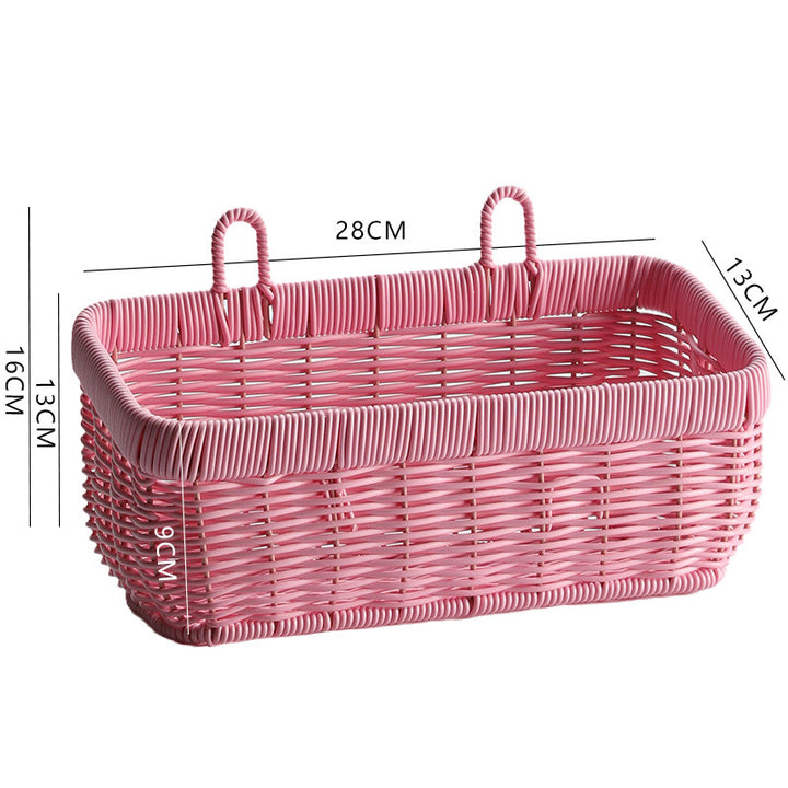 Handwoven Multi-Compartment Storage Basket Bowlift