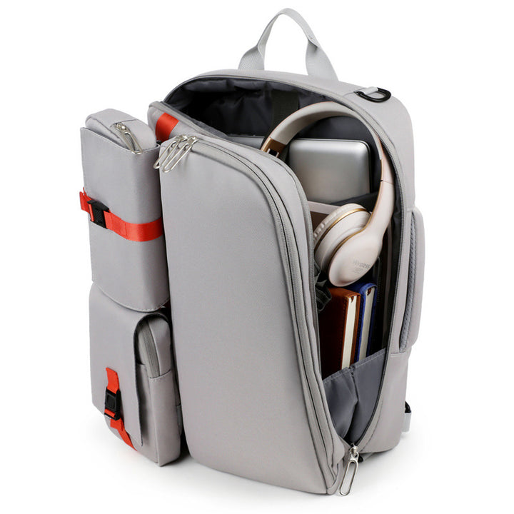 Modular Travel Backpack with Detachable Pouches Bowlift