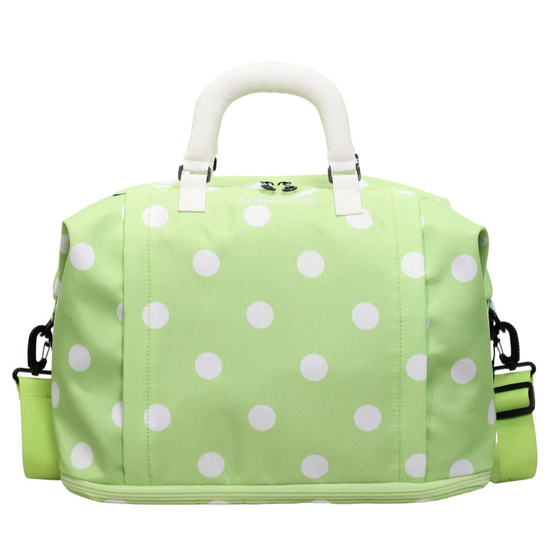 Stylish Polka Dot Travel Duffel