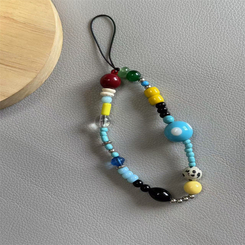 Colorful Beaded Charm Phone Strap Bowlift 1790135325