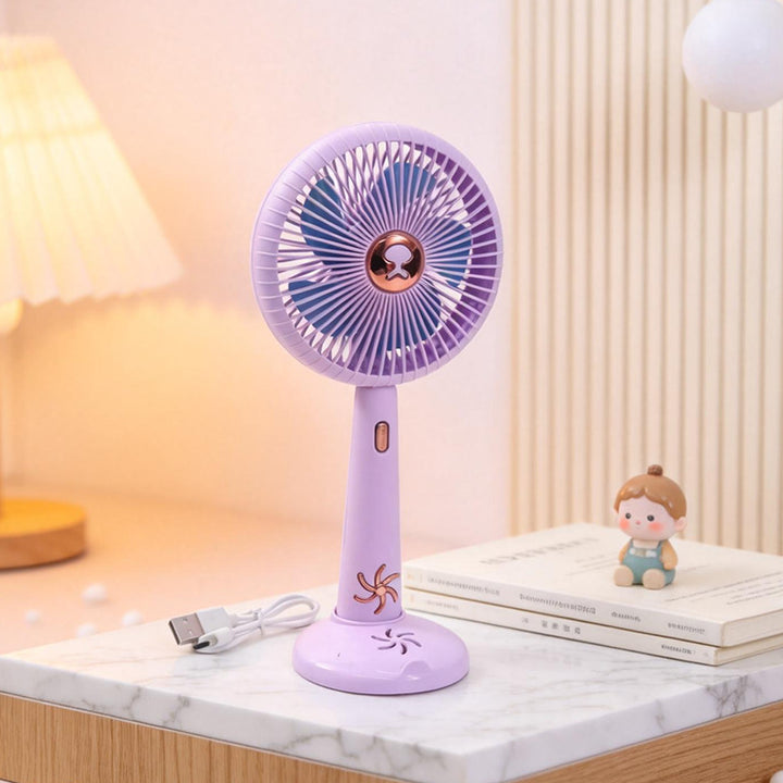 Women's Portable USB Mini Fan with Innovative Design Bowlift