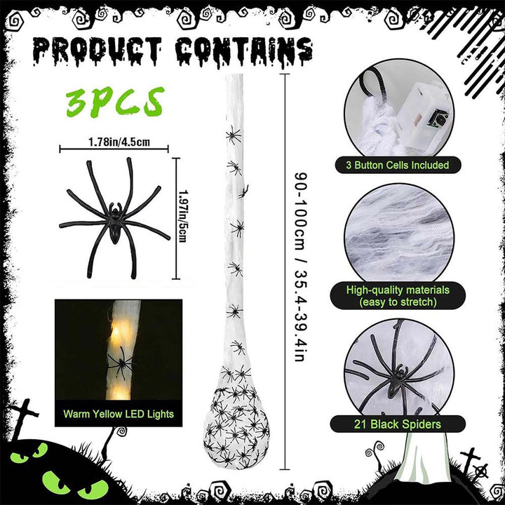 Decorative Spider-Themed Hanging Bag Bowlift