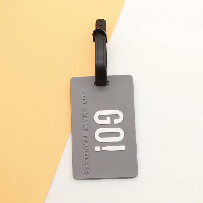 Unisex Luggage Tag with Smart Safety Message Bowlift