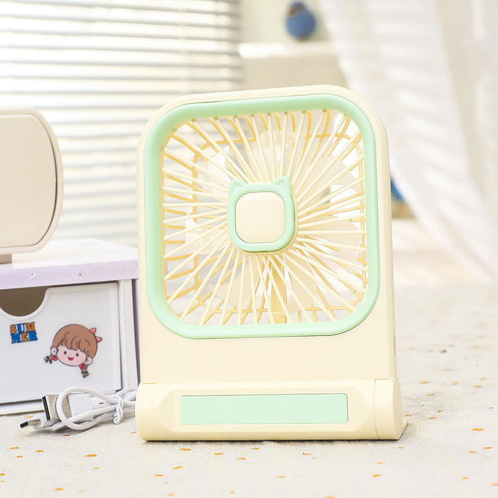Portable Mini Table Fan with Multifunctional USB Connection Bowlift