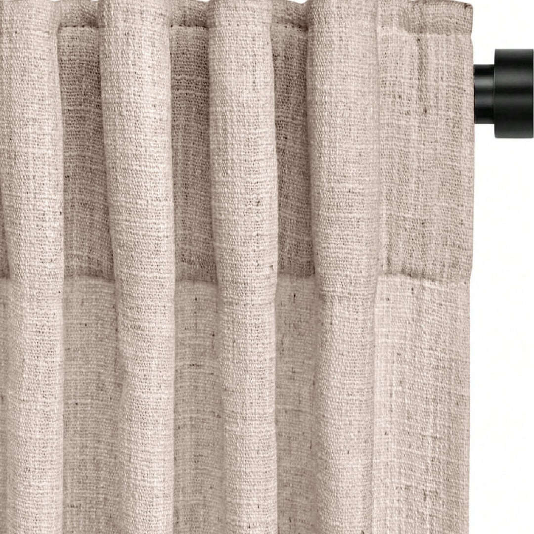 Sheer Linen Window Curtains Bowlift