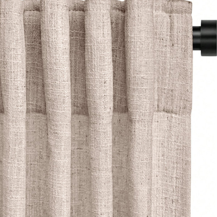 Sheer Linen Window Curtains Bowlift