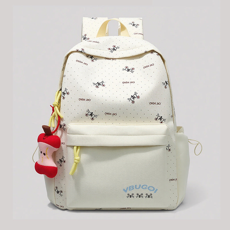 Playful Cat-Themed Backpack Bowlift