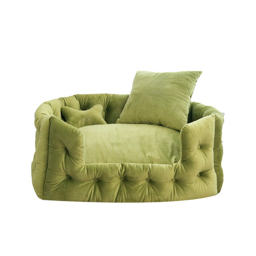 Luxurious Velvet Dog Bed