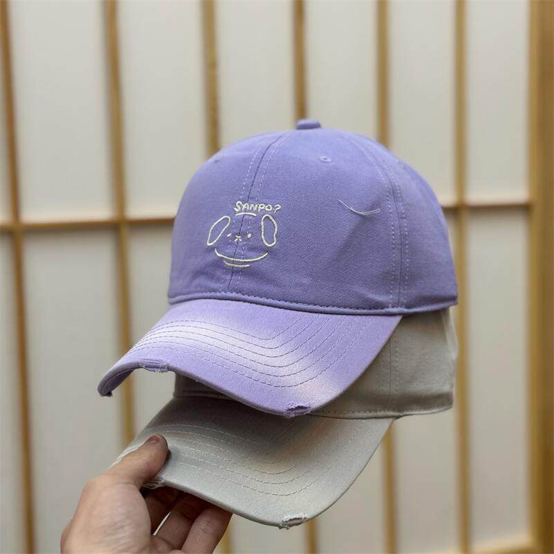 Women's Casual Character-Embroidered Baseball Cap Bowlift
