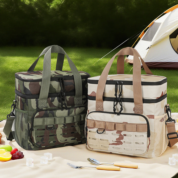 Multifunctional cooler bag with insulated interior Bowlift