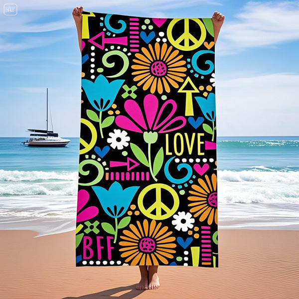 Tropical Paradise Beach Towel Bowlift