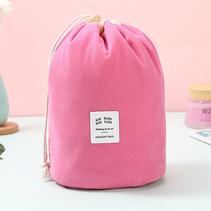Durable Velvet Drawstring Travel Bag Bowlift