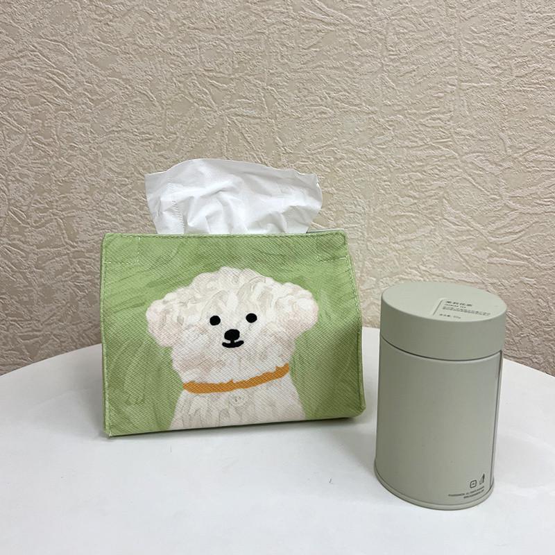 Decorative Cartoon-Themed Tissue Box Cover Bowlift