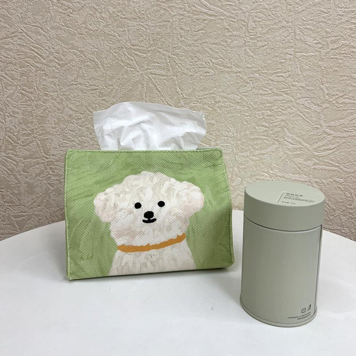 Decorative Cartoon-Themed Tissue Box Cover Bowlift