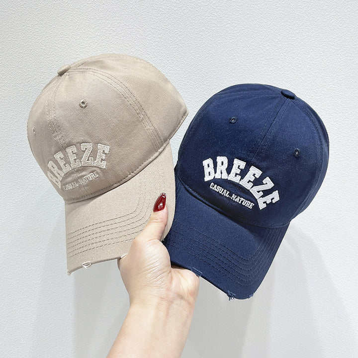 Men's Casual Distressed Cotton Cap Bowlift