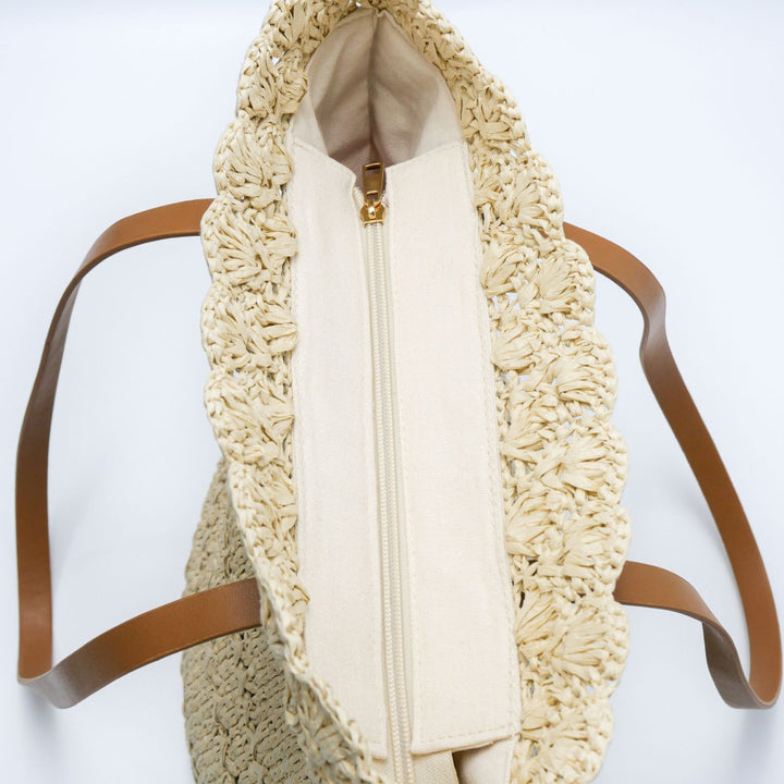 Handcrafted shoulder bag with unique mesh structure Bowlift