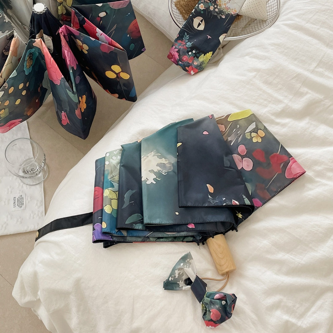 Women's Foldable Shoulder Bag with Colorful Design Bowlift