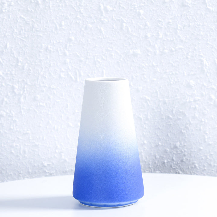 Modern Textured Ceramic Flower Vessel Bowlift