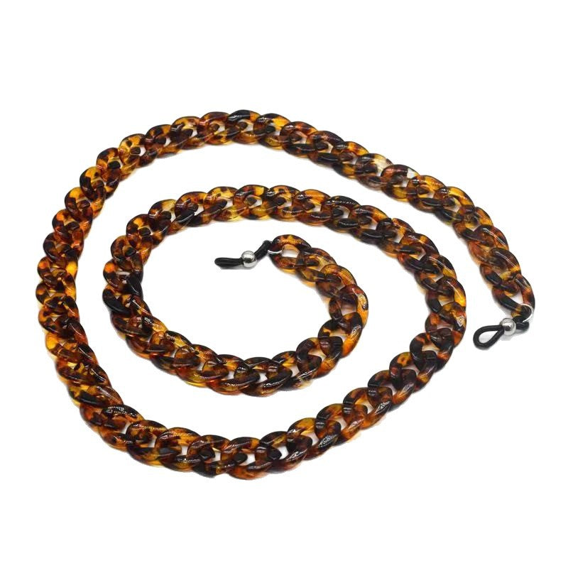 Tortoise Shell Eyewear Chain Bowlift