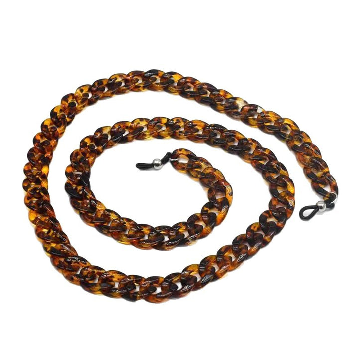 Tortoise Shell Eyewear Chain Bowlift