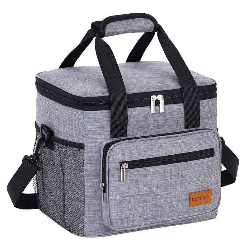 Insulated cooler bag with practical exterior pockets Bowlift