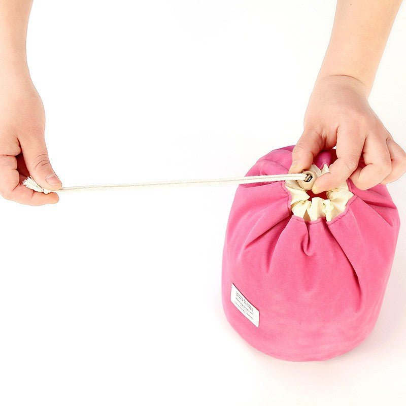 Durable Velvet Drawstring Travel Bag Bowlift