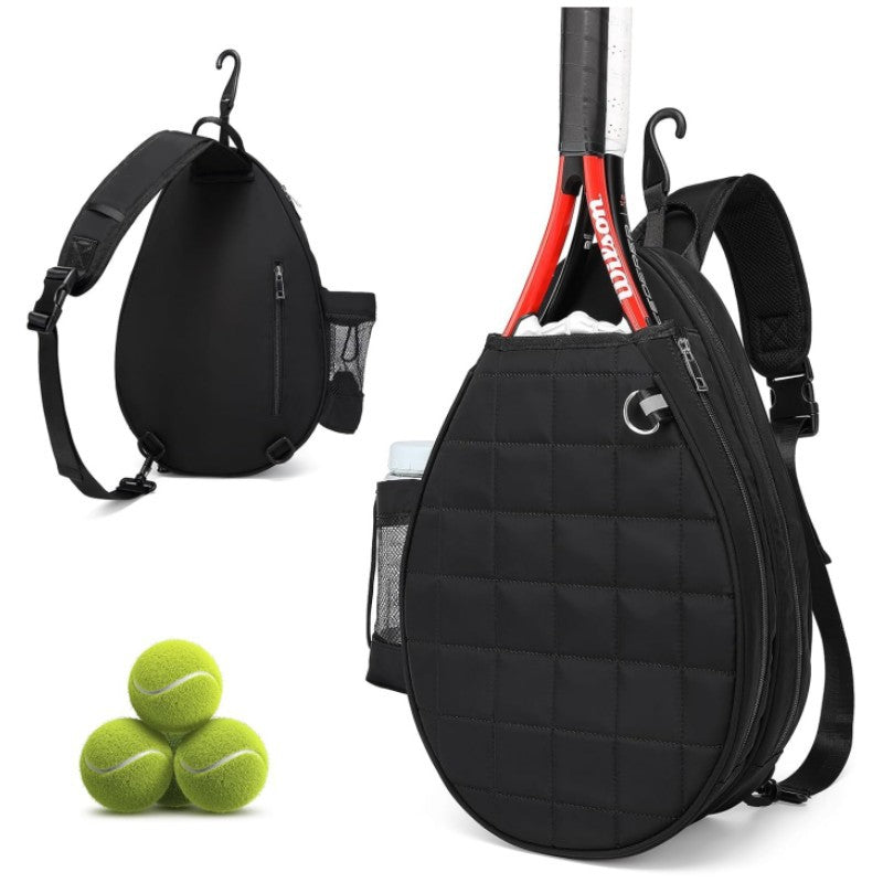 Sporty Tennis Racket Backpack Bowlift