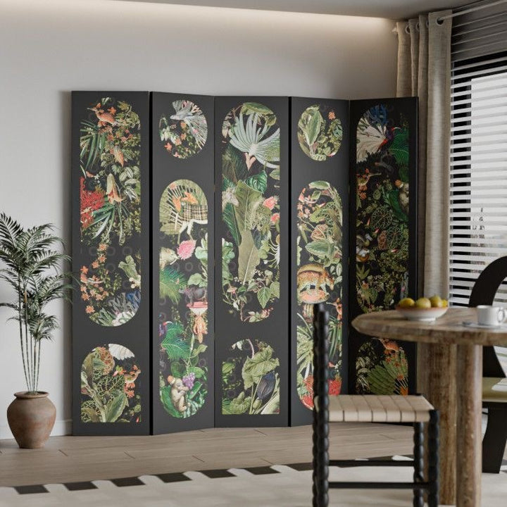 Artistic Floral Room Divider Bowlift