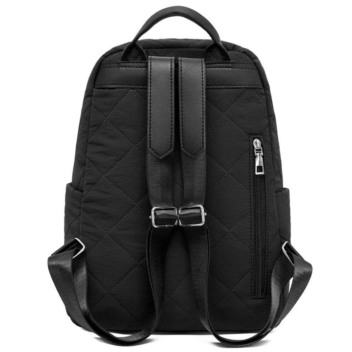 Quilted Multi-Pocket Backpack Bowlift