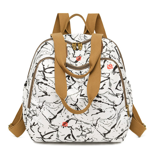 Stylish Floral Print Backpack Bowlift