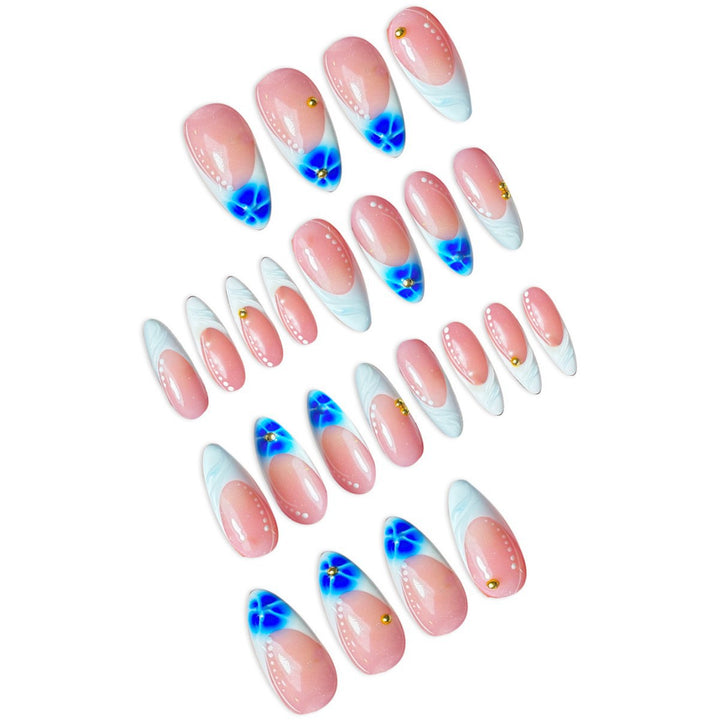 Glamorous Artistic Stiletto Press-On Nails Bowlift