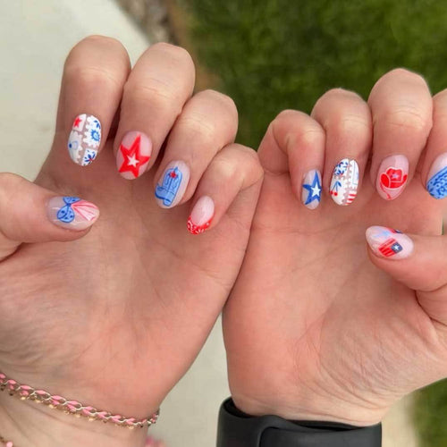 Patriotic Nail Art Kit