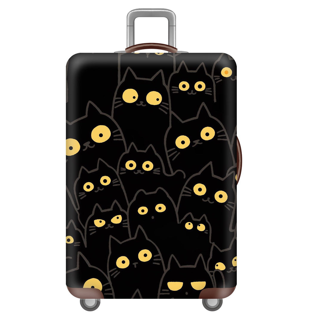 Unisex Hard Shell Suitcase with Dreamy Landscape Design Bowlift