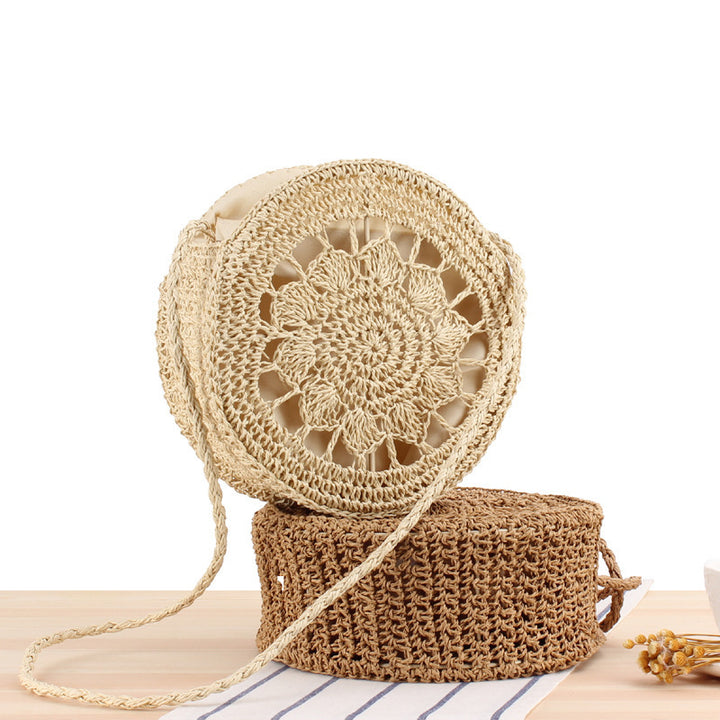 Round Macrame Shoulder Bag Bowlift