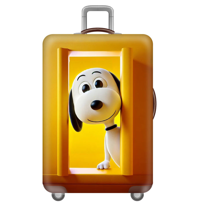 Unisex Hard-shell luggage with playful Snoopy motif Bowlift